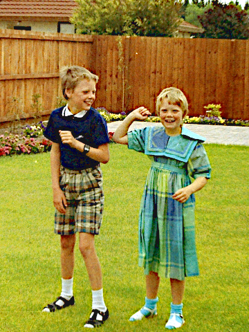 Foto kinderen toen ze klein waren.