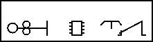Figure with symbol exit and shunting signal controller component.