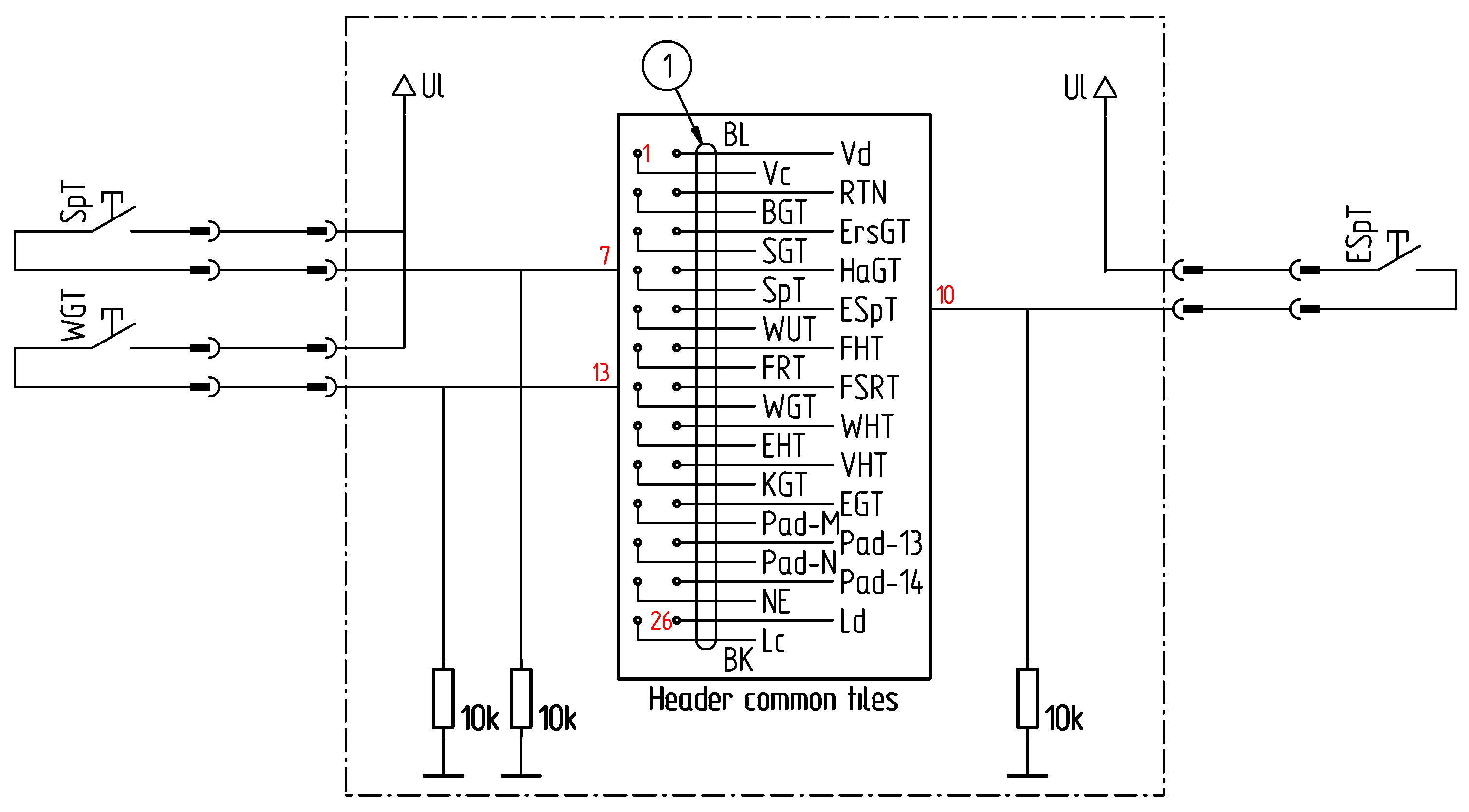 Figure with structural model, design model, breakout common tiles.