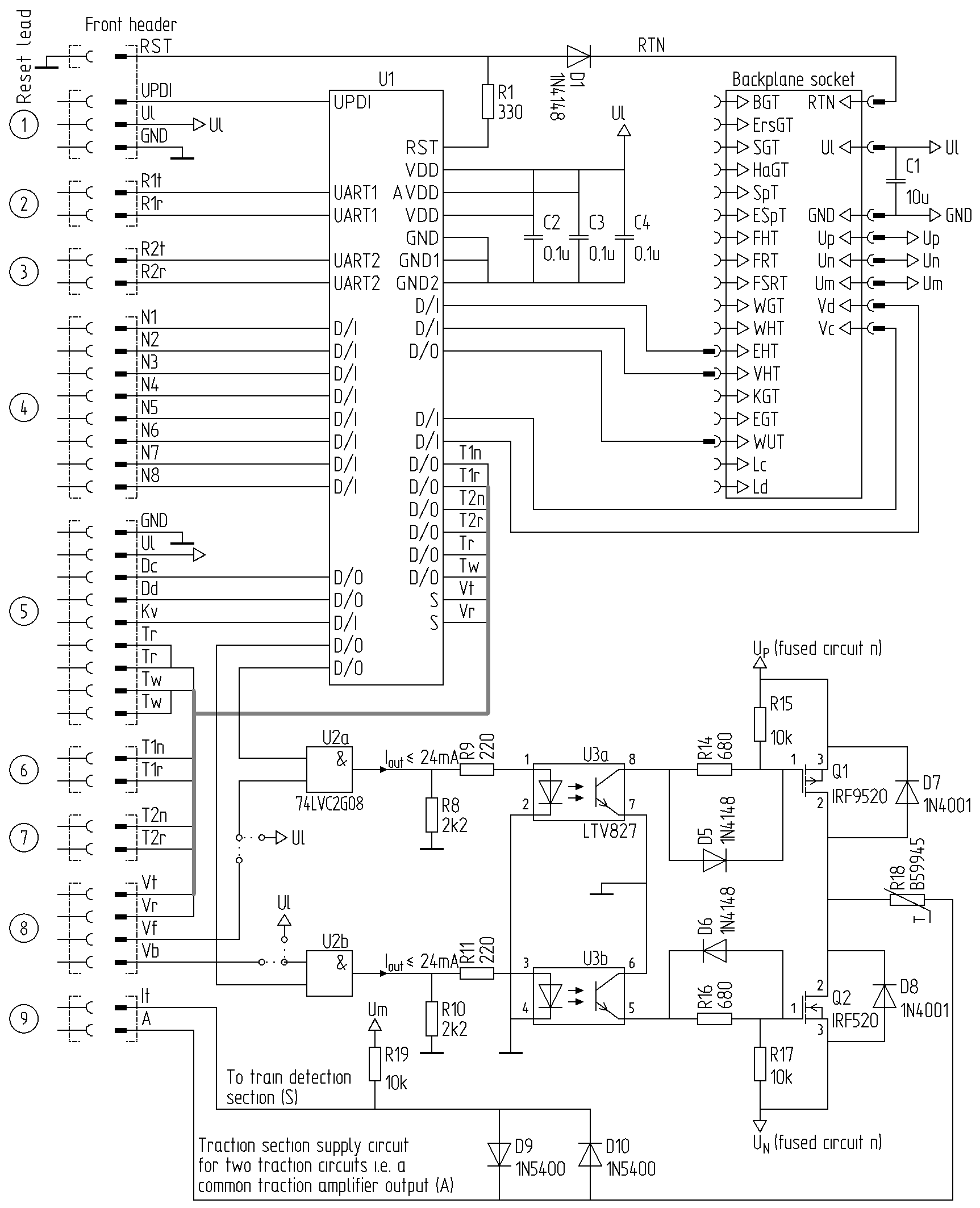 Figure with structural model, design model, traction selector amplifier controller.