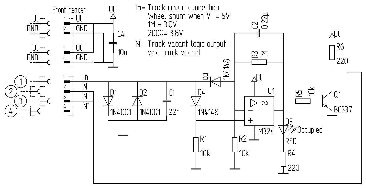 Figure with structural model-Design model-Train detector