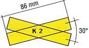 Geometrics K2 crossings Tillig's Advanced Track.