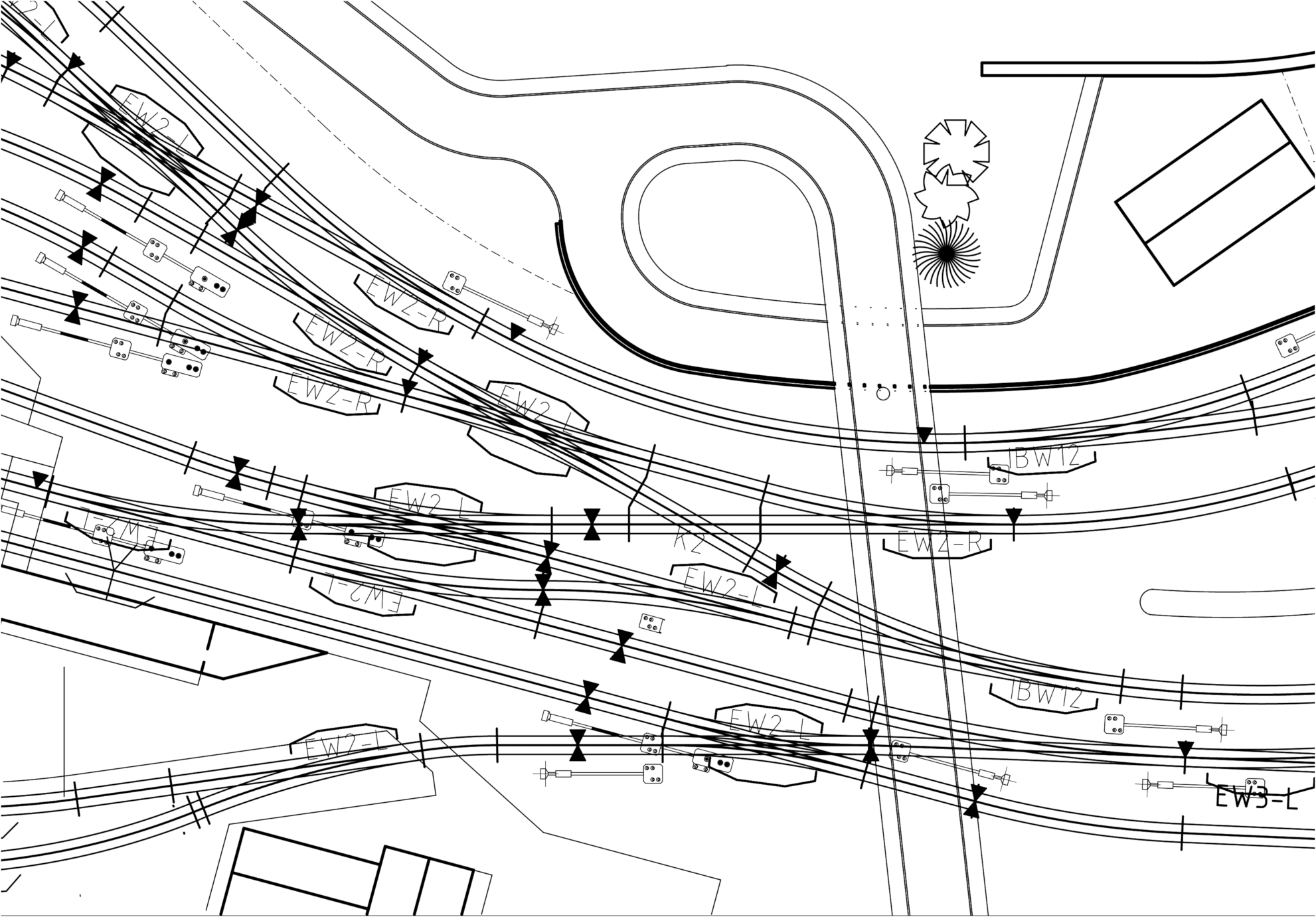 Geometrics DKW double slip crossing Tillig's Advanced Track