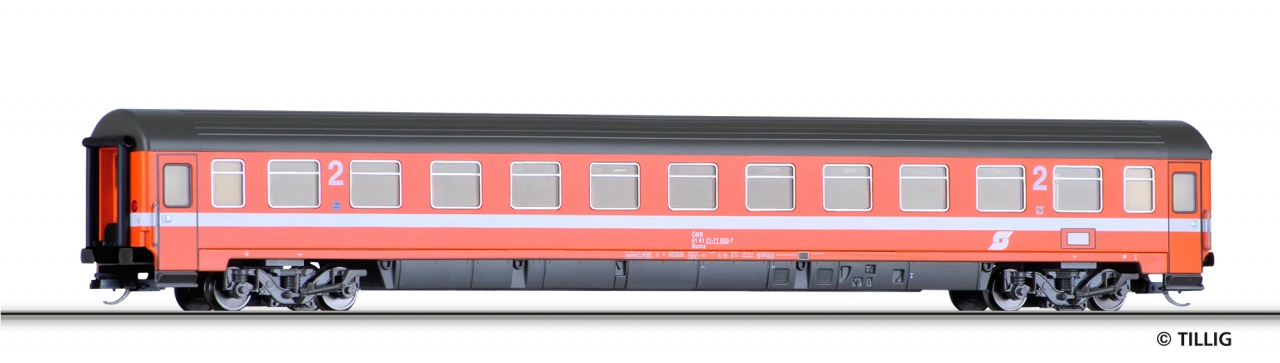 Picture of Tillig's tillig 13558a 2nd class ÖBB Bmoz.